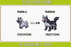 mightyena evolution|mightyena serebii.